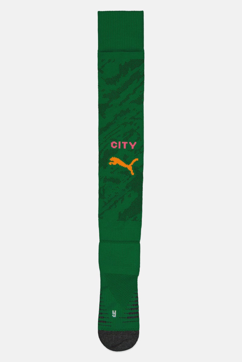 PUMA Men Manchester City Football Socks, Green - Image 4