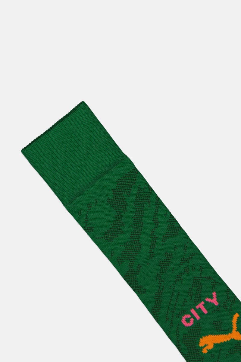 PUMA Men Manchester City Football Socks, Green - Image 3