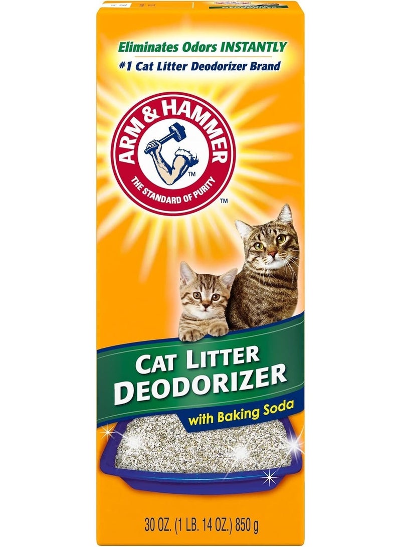 Hamer Arm & Hammer Cat Litter Deodorizer with Baking Soda 850g – Cat Litter Box Odor Eliminator - Image 1