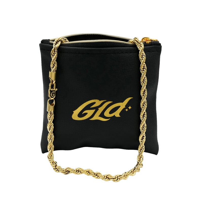 GLD Rope Chain Necklace â€“ 6MM, 16", 18K Gold-Plated Yellow Gold â€“ Snatch-Proof Clasp, Sweat-Proof, Fade-Resistant â€“ Lifetime Quality, Designed in Miami - Image 1
