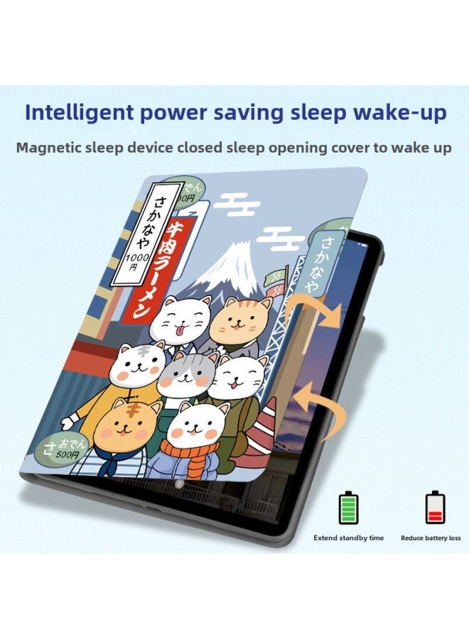 Applicable Small Tablet K16 Protective Case S12 Smart Learning Machine Computer Leather Case G12 Soft Case G16 All-inclusive Cartoon-Color:Solar System-Applicable Model:Small Degree Learning Machine C10 - Image 3