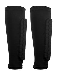 1 Pair Of Football Leg Pads, Football Leg Socks With Foam, Calf Compression Sleeve Honeycomb Pads, Calf Protective Gear Football Equipment Can Be Used By Both Men And Women