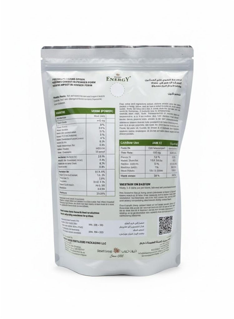 Earthworm Castings Organic Vermi Compost Fertilizer | Excellent for Houseplants Vegetables Flowers | Best Choice Of Organic Growers for outdoor and indoor plants| Agrocentre (2kg) - Image 2