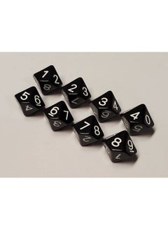 Spindown D10 Dice (8 Pack) Great For Magic: The Gathering