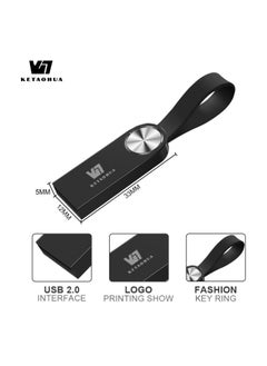 Generic U Disk Engraved Gift Metal USB 3.0 32G 64G Creative CD Vinyl Car U Disk-Color:Lead Silver-Capacity:64GB  - Image 4
