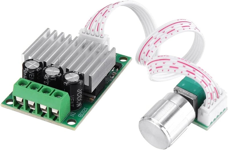 متحكمات سرعة المحركات التيار المستمر بتقنية PWM، وحدة تحكم محرك الفرشاة DC12V-30V، منظم الجهد 12V/24V، منظم السرعة 10A - Image 1