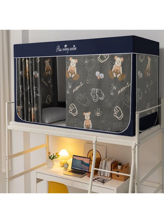 Bluejw New Student Mosquito Net Upper And Lower Bunk Bed Type Shading Dust-proof Dormitory Bedroom Single Privacy Bed Curtain Bed Curtain Wholesale - Image 1