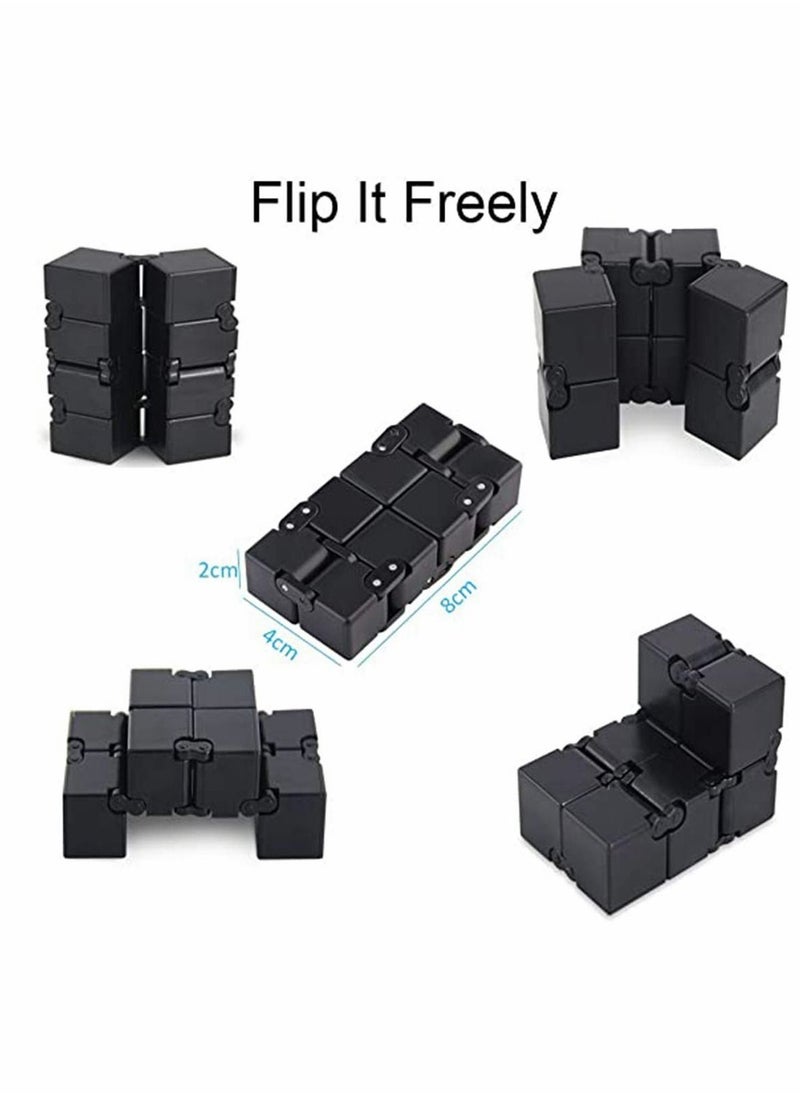 Y&D - Cube Toy suitable for Adults & Kids, New Version Fidget Finger Stress and Anxiety relief, Killing Time Toys Infinite Office Staff - Image 1