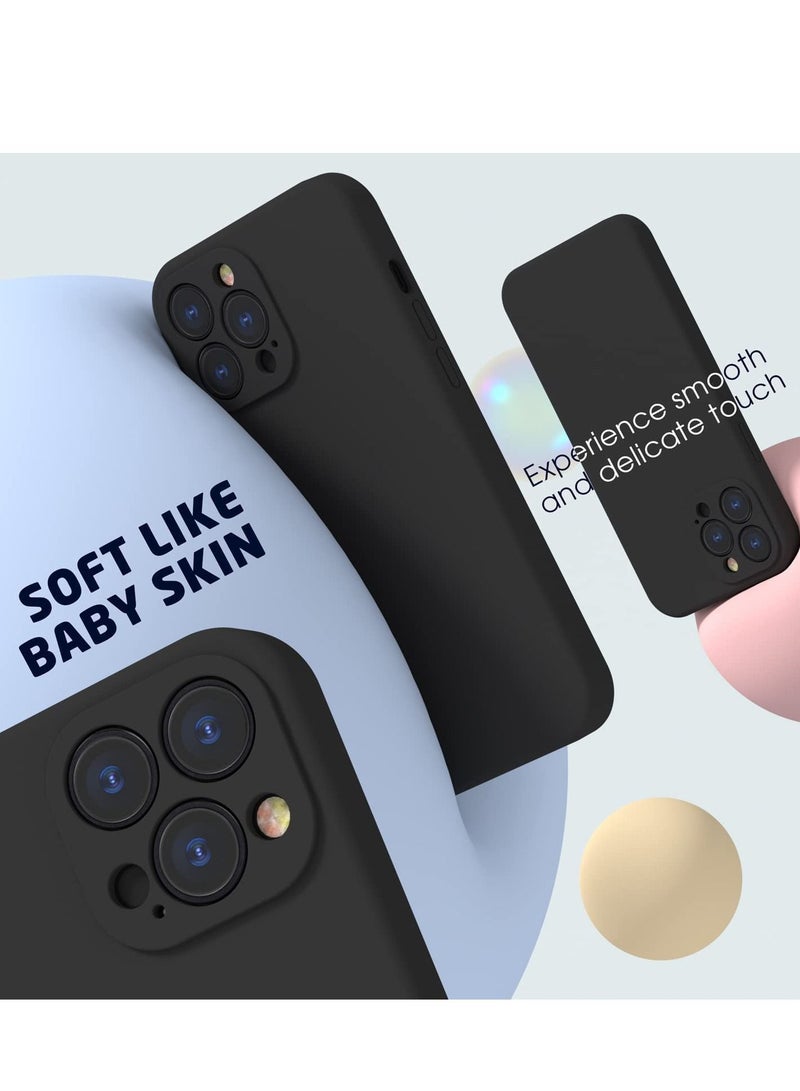 غطاء سيليكون كامل الجسم لجهاز آيفون 11 برو - غطاء مطاطي سائل ناعم مضاد للصدمات ومضاد للخدوش ومضاد لبصمات الأصابع ومضاد للسقوط رقيق - Image 3