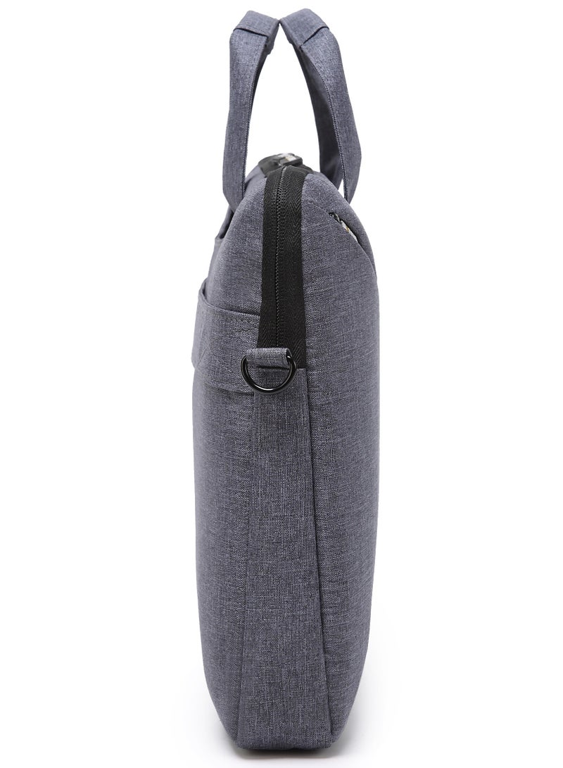 داتا زون شنطة  لابتوب  مقاس 15.6 بوصة لون رمادي غامق مقاومة للماء شنطة عملية بتصميم خفيف مثالية للعمل والسفر - Image 5