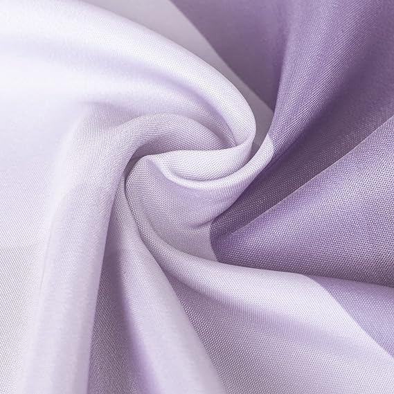 Sunlit Designer 36 x 72 Inches Small Stall Shower Curtain  Ombre Purple RV Half Size Narrow Fabric Shower Curtains for Bathroom Decor  Contemporary Geometric Bathroom Curtains  Purple - Image 5