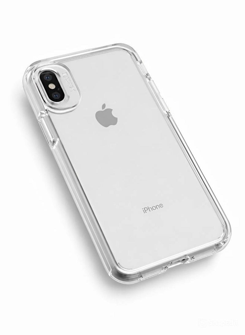 Gear4 iPhone Xs Max /iPhone X Max Shockproof Case, Anti-Scratch Protective Cover, Made of High-Quality TPU - Clear - Image 2