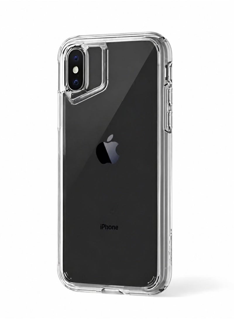 Gear4 iPhone Xs Max /iPhone X Max Shockproof Case, Anti-Scratch Protective Cover, Made of High-Quality TPU - Clear - Image 1