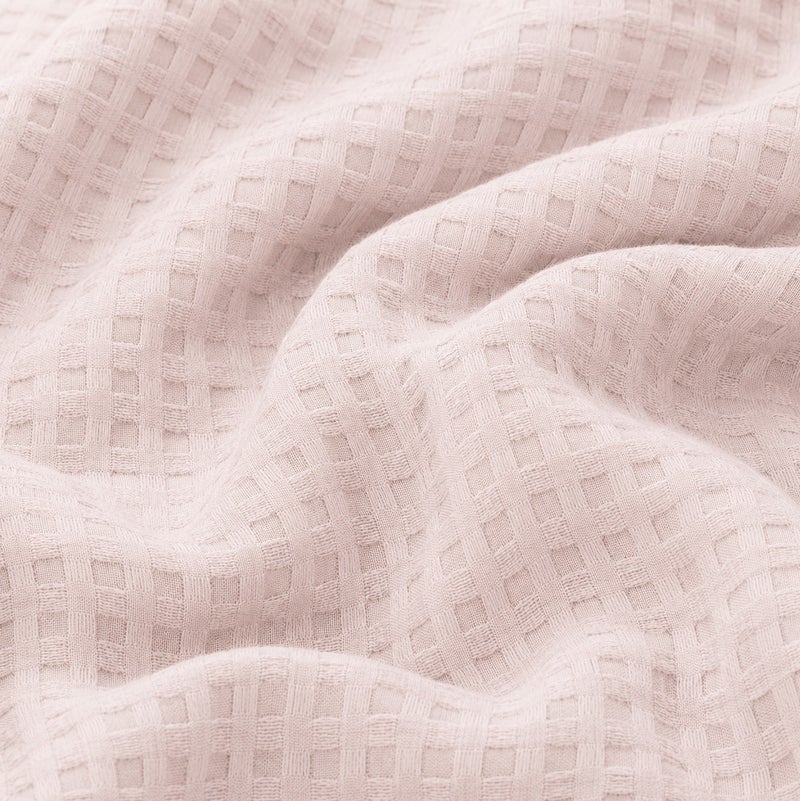 HOMETOPIA Waffle Texture Comforter Set 6 PCS, Luxury Hotel Style Bedding, King Size 264×229 cm, Soft Breathable Quilt, White Sheet Set, All Season - Image 5