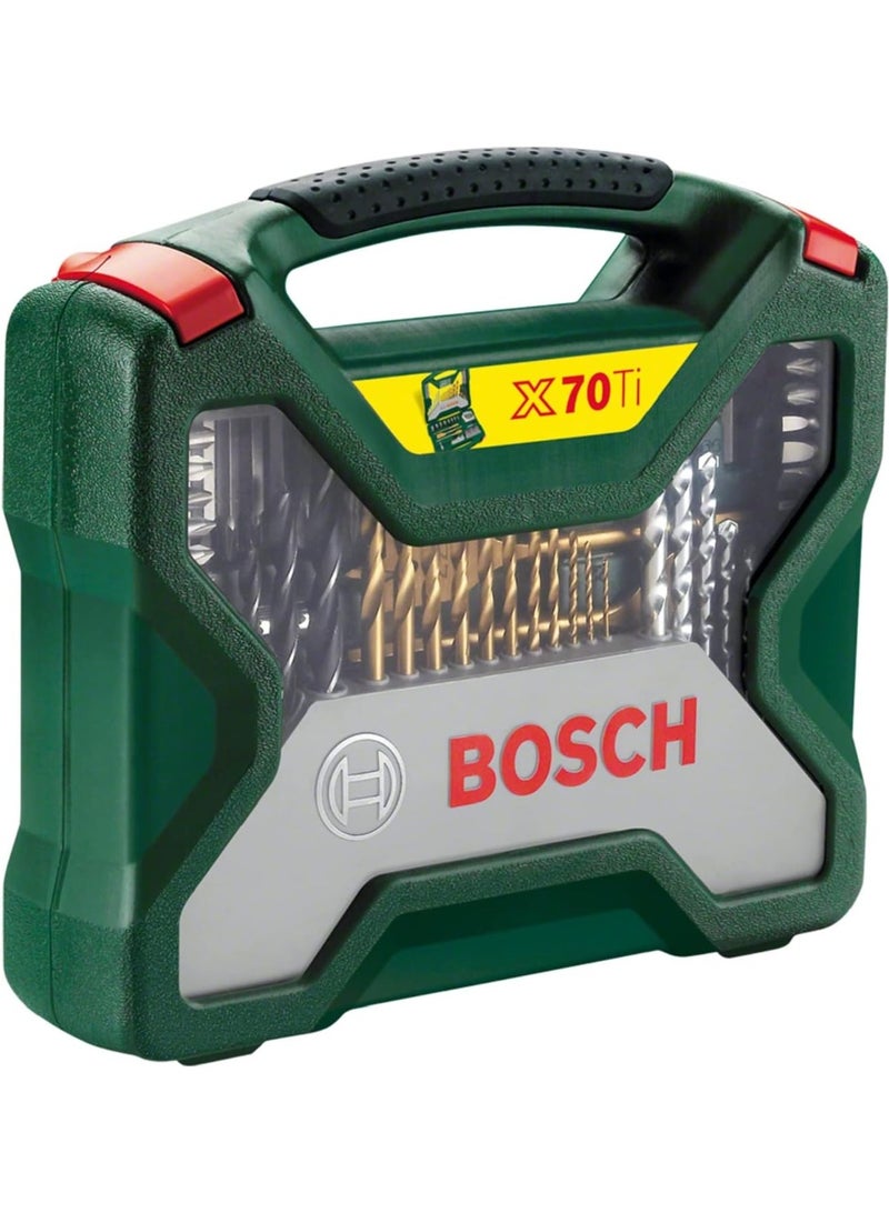 BOSCH X-Line Drill- And Screwdriver Bit Set Titanium Coated 70 pieces Set - Image 2