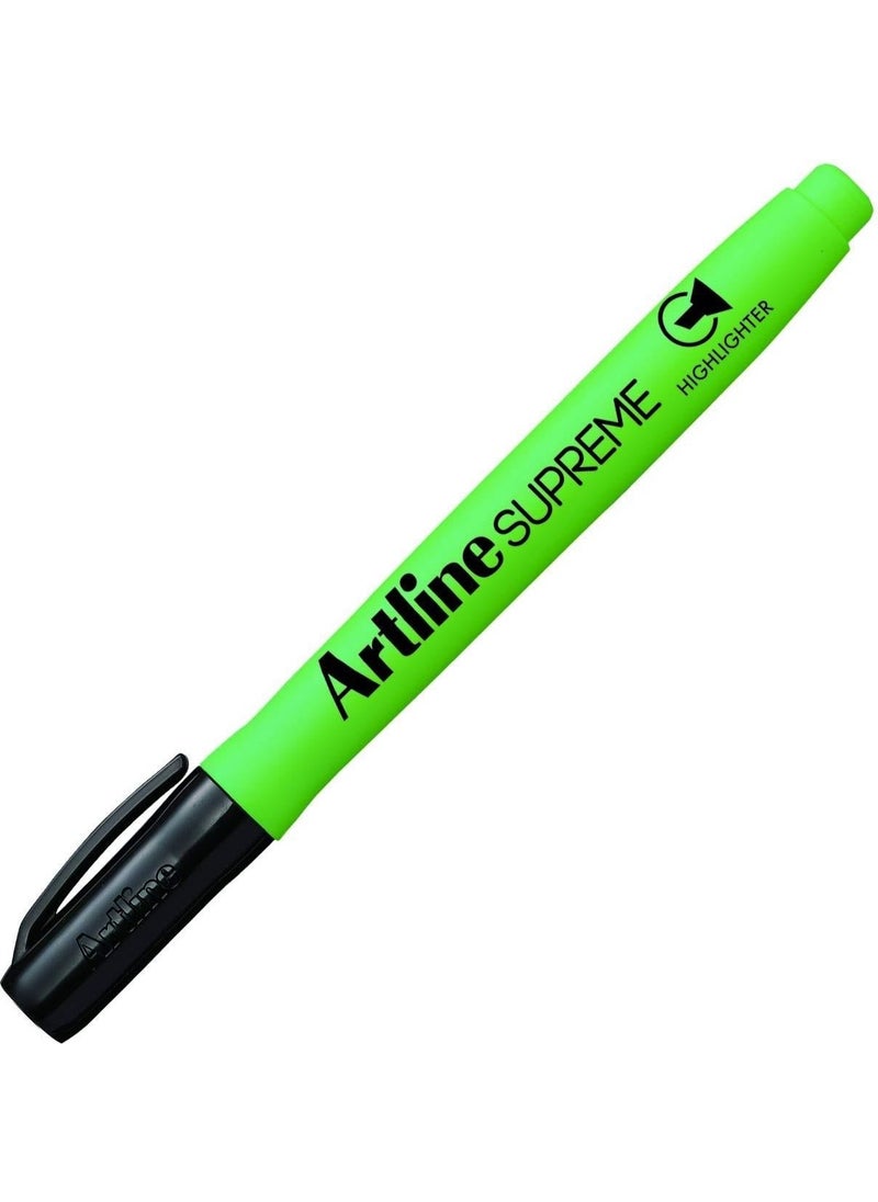 Artline - Supreme Highlighter Cut Tip: 4.0mm Green - Image 1