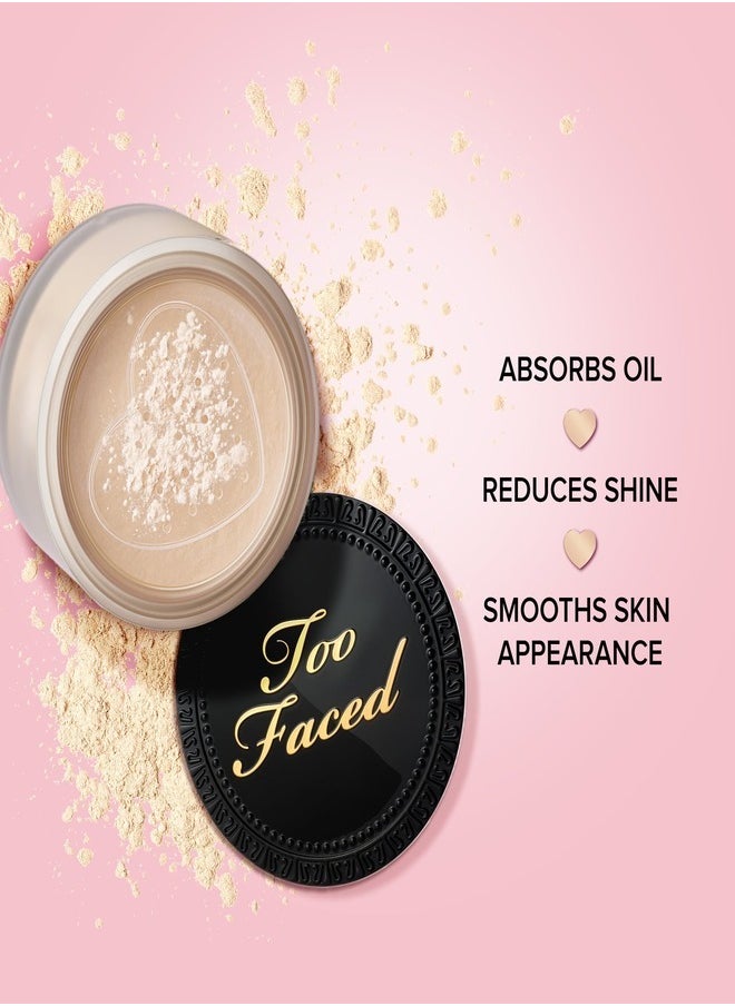 Too FacedCosmetics - Too Faced Born This Way Setting Powder, Translucent (17g) – Natural Finish Loose Powder for Smooth, Poreless Skin, Long-Lasting Makeup Wear, and Oil Control - Image 1