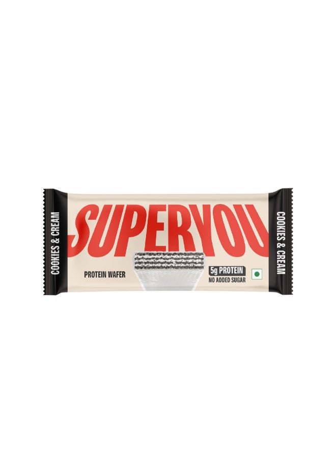 SuperYou Mini Wafer Protein Bar-Cookies&Cream 20G (Pack of 10) - view 2