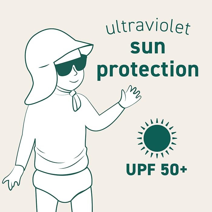 green sprouts Reusable Snap Swim Diaper, New White, 6-12 Months - Image 5