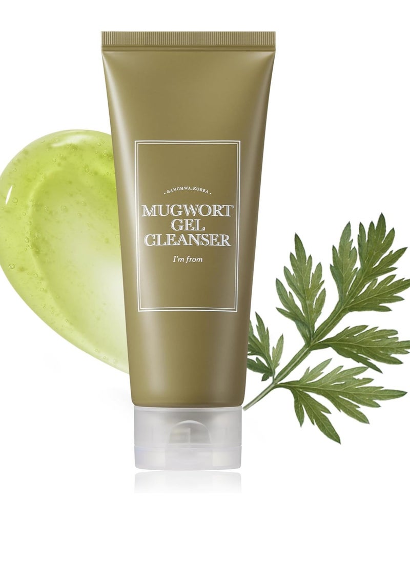 I'M FROM Mugwort Gel Cleanser 150 ml, Mugwort Extract 60%, Korean Cleanser, Natural, Herbal, Calming, Soothing, Micro Cleansing  - Image 1
