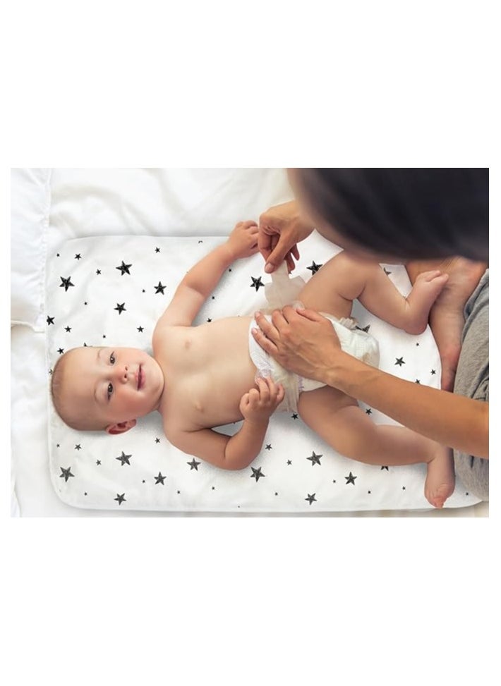 Moro Moro Baby Waterproof Changing Pad, 50x70 cm, Soft Cotton Surface  - Image 4