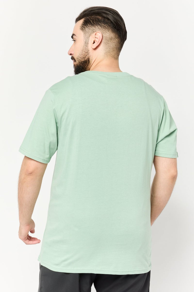 RBX Men Sportswear Fit Short Sleeve Outdoor T-Shirt, Sage Green - Image 2