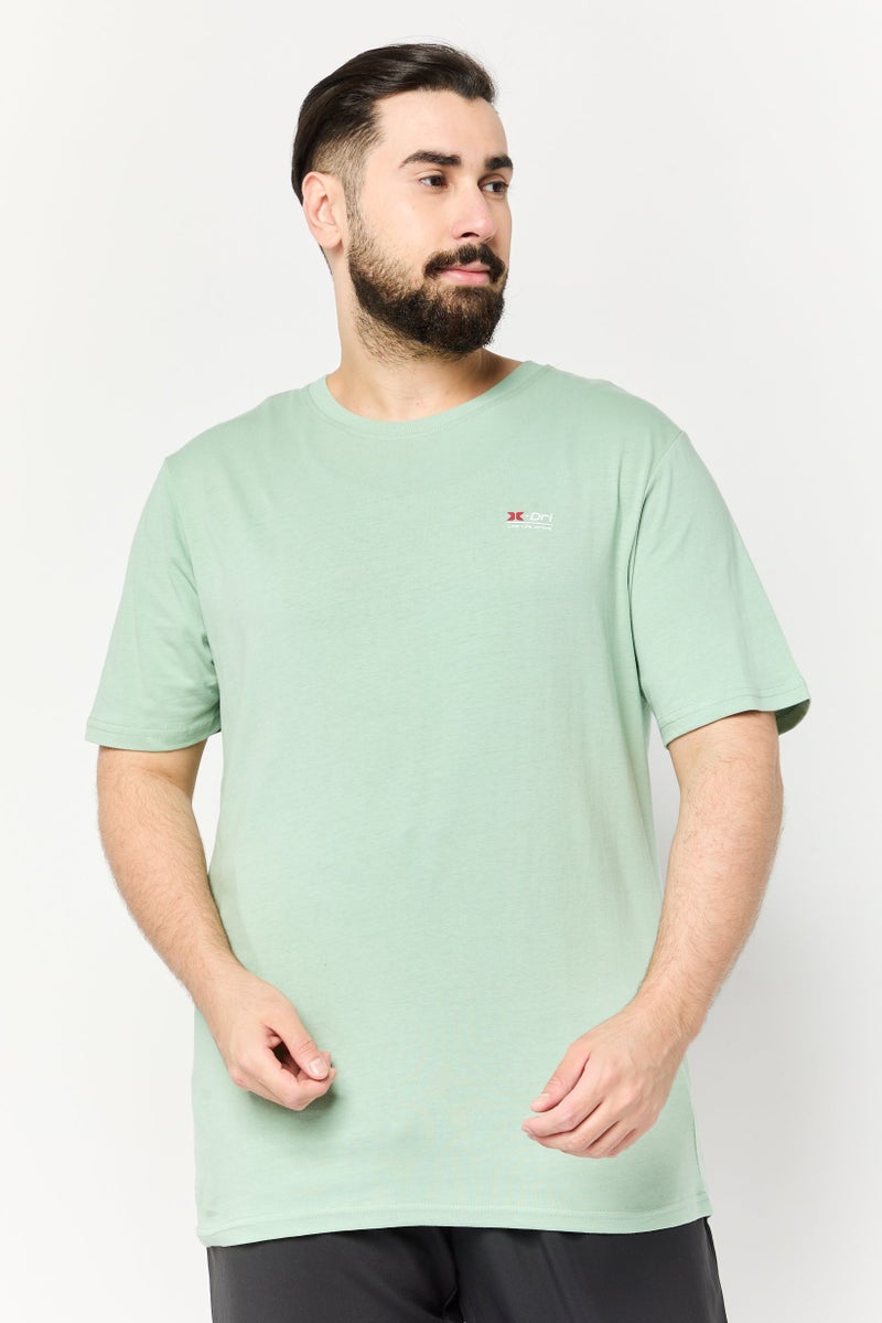 RBX Men Sportswear Fit Short Sleeve Outdoor T-Shirt, Sage Green - Image 1