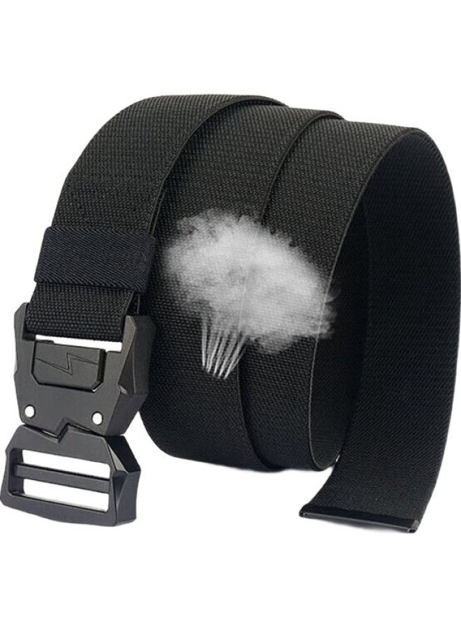 JEVI حزام نايلون تكتيكي من جيواينانشي مع مشبك، حزام خارجي سريع الإطلاق، حزام بنطلون كاجوال مرن وعصري للعمالة - Image 3