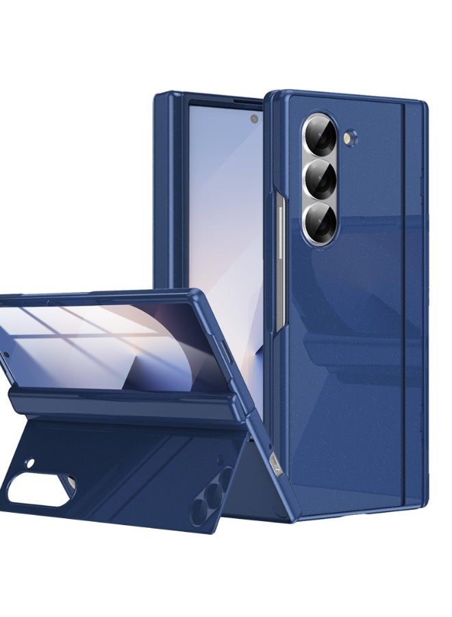 general for Samsung Galaxy Z Fold 6 Case with Kickstand, All-Inclusive Fold 6 Stand Case with Hinge Protection Cover Screen Protector Hard PC Bumper Protective Cover - Image 1