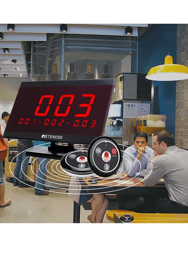 Retekess - Wireless call receiver screen for restaurants and cafes and payment requests TD105 - Image 1