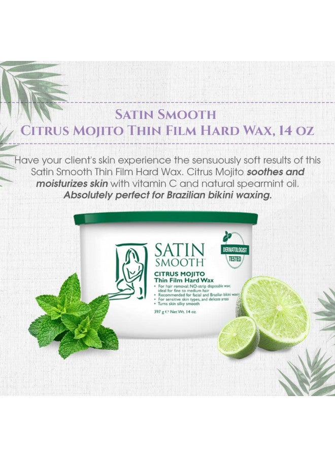 Satin Smooth Citrus Mojito Thin Film Hard Hair Removal Wax 14oz. - Image 3