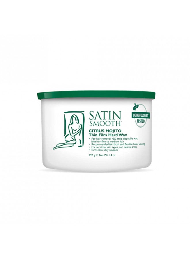 Satin Smooth Citrus Mojito Thin Film Hard Hair Removal Wax 14oz. - Image 1
