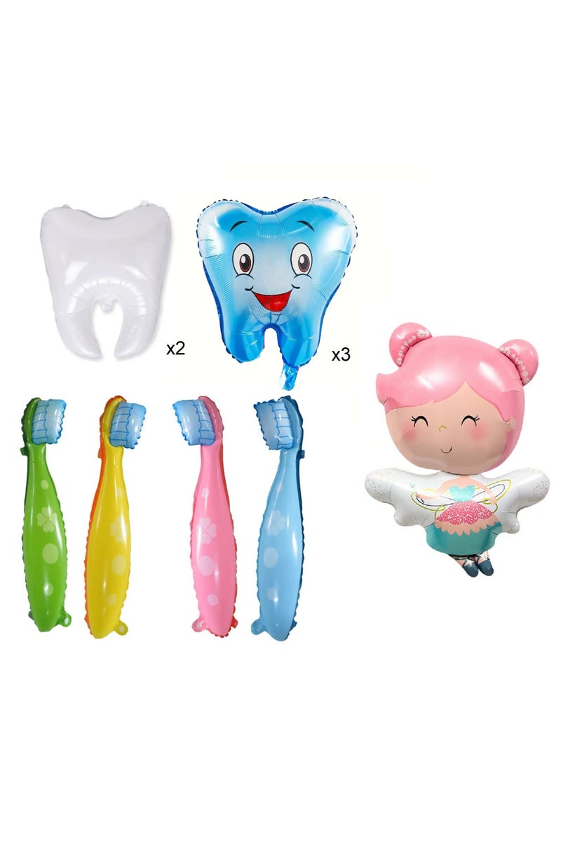 Boxwoods First Tooth Party Balloons Set For Baby Boy Teeth Celebration And Dentist Office Decor - Image 2