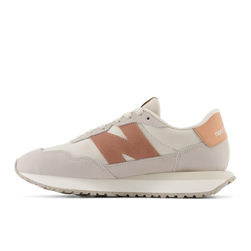 New Balance Women's 237 V1 Sneaker, White/Pink, 8.5 - Image 1