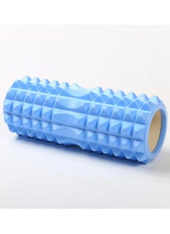 Generic Yoga Foam Roller Moon for Deep Tissue Massage Muscle with Carry Bag, Light Blue  - Image 2