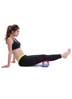 Generic Yoga Foam Roller Moon for Deep Tissue Massage Muscle with Carry Bag, Light Blue  - Image 4