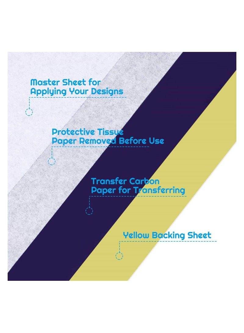 ORiTi 25-Sheet Tattoo Transfer Paper, Cridoz Stencil for Tattooing - Image 5