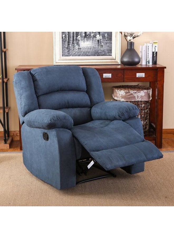 Houzit Recliner with 3 movment machinsem blue 90Wx80Lx100H