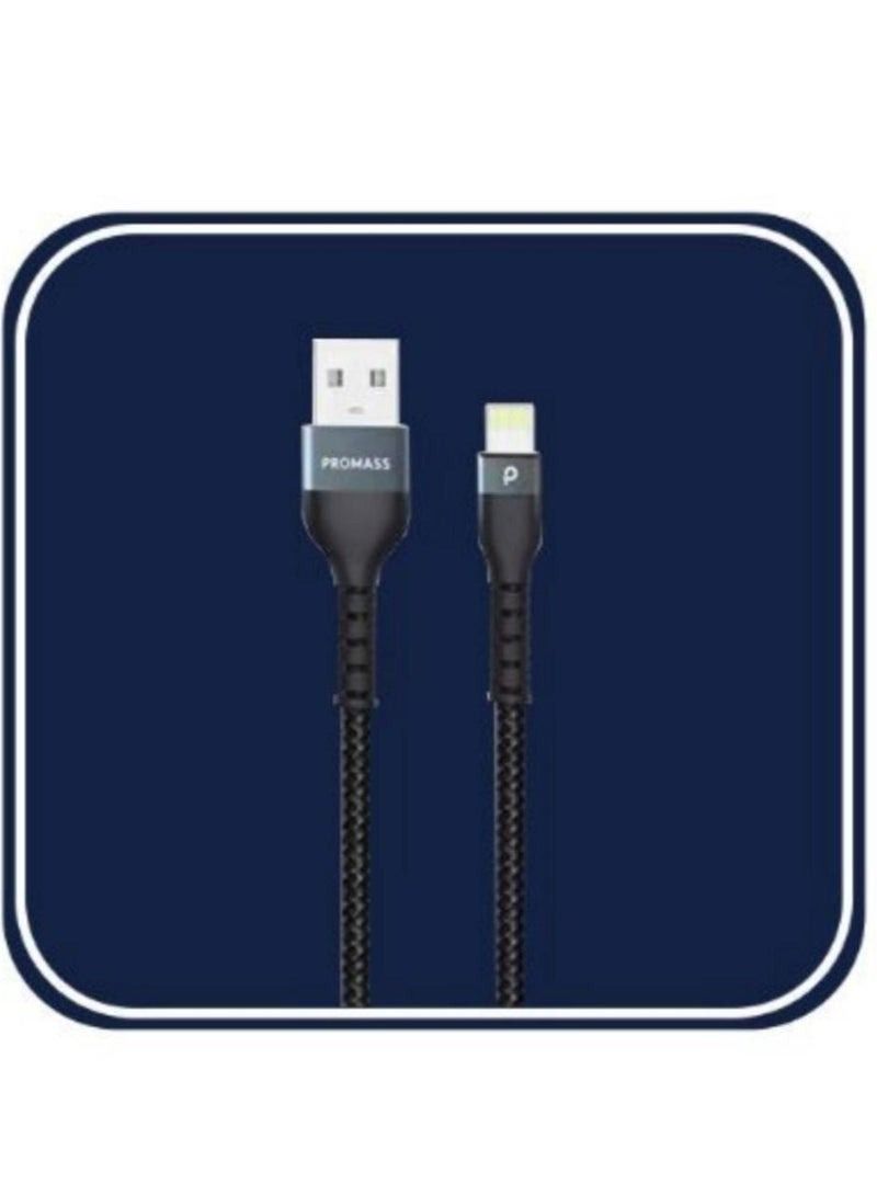 PROMASS Micro Charging Cable 2m Anticutting Fabric Supports 3A Fast Charging - Image 2