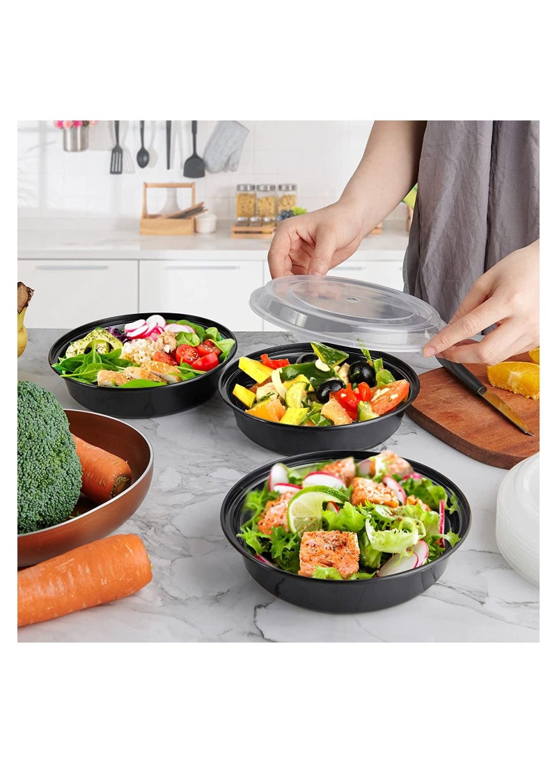 50 Pack 24oz Meal Prep Container With Lids
