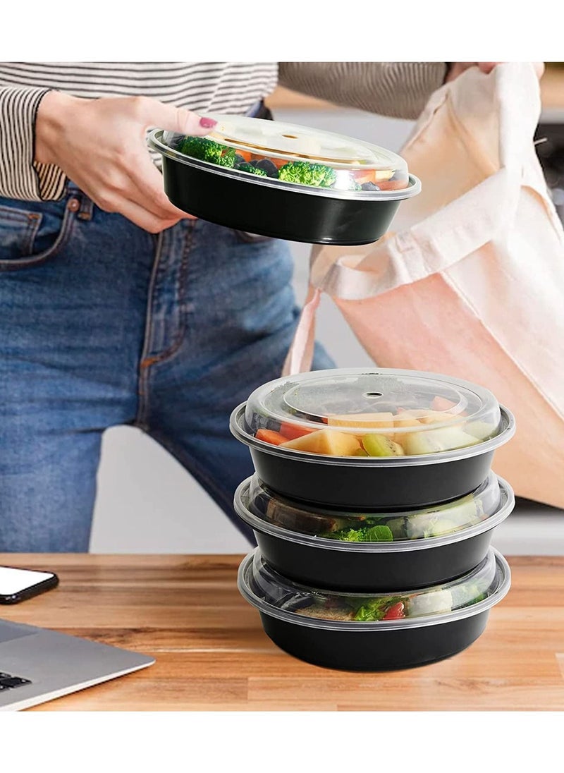 50 Pack 24oz Meal Prep Container With Lids