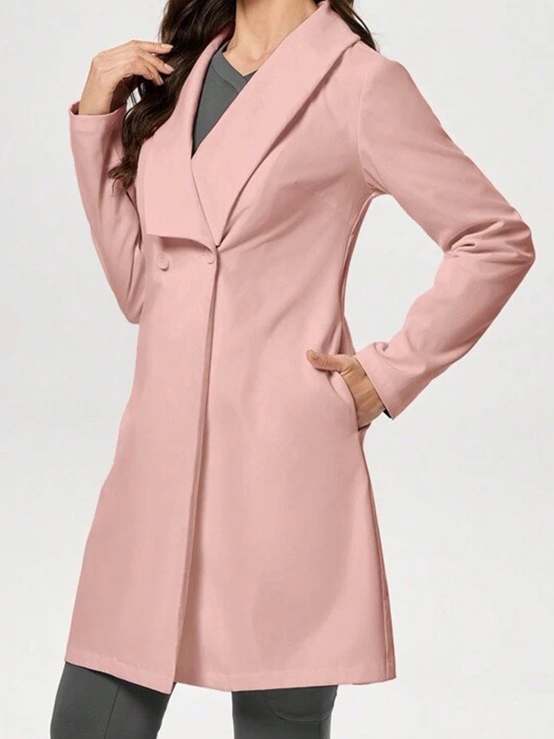 Pink Jacket Guangzhou Summer Fashion New Long-Sleeved Women'S Clothing Women'S Medical Clothing Work Clothes - Image 4
