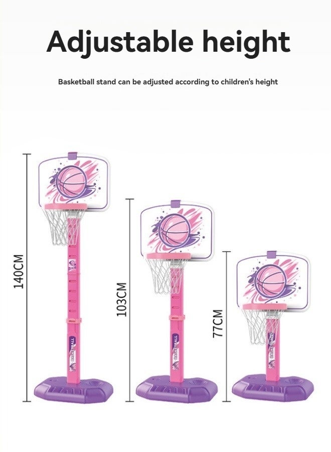 M MIAOYAN Children's liftable basketball stand self-counting shooting frame indoor home basketball sports outdoor sports toys - Image 3