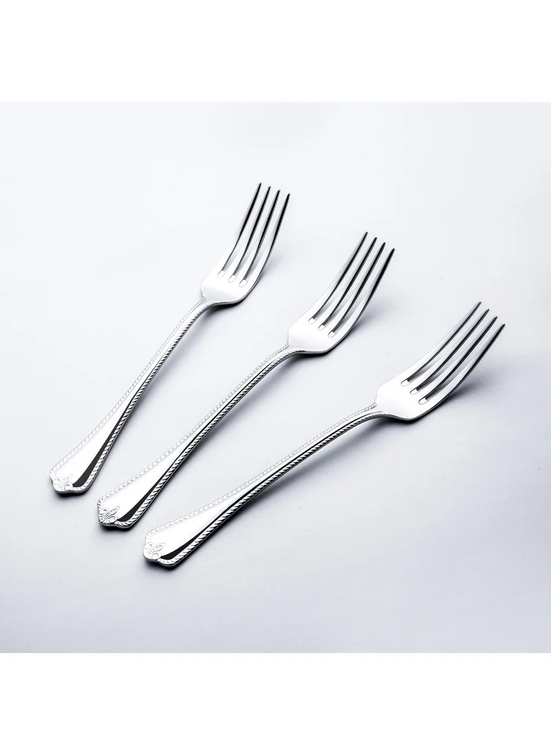 نهر Fulya Plain 6 Piece Sweet Fork