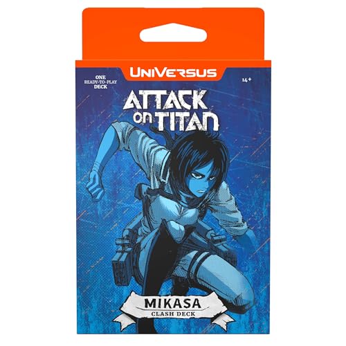 UniVersus Attack on Titan Battle for Humanity Clash Deck Mikasa Ready to Play Character Deck DeckBuilding Collectible Card Game AOT Licensed - Image 5