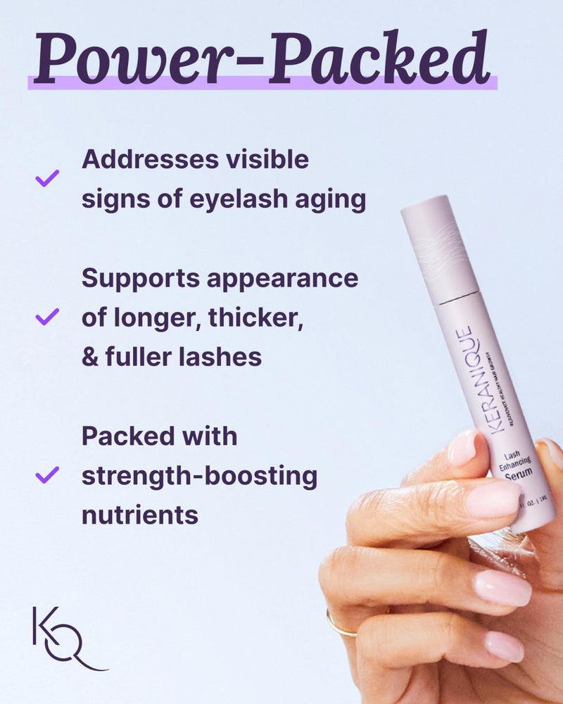 Keranique Lash Growth Serum - Eyelash Enhancer for Women with Thin & Brittle Lashes - Intense Boost for Long, Natural Eyelashes - Image 4