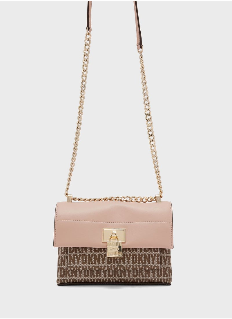 DKNY - Evie Small Flap Over Crossbody Bags - Image 1