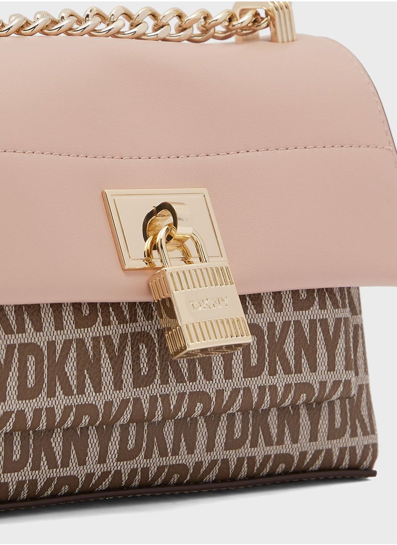 DKNY - Evie Small Flap Over Crossbody Bags - Image 1
