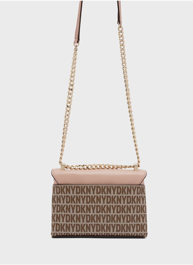 DKNY - Evie Small Flap Over Crossbody Bags - Image 1
