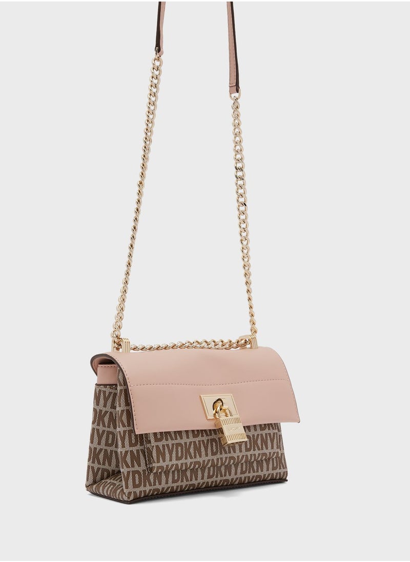 DKNY - Evie Small Flap Over Crossbody Bags - Image 1